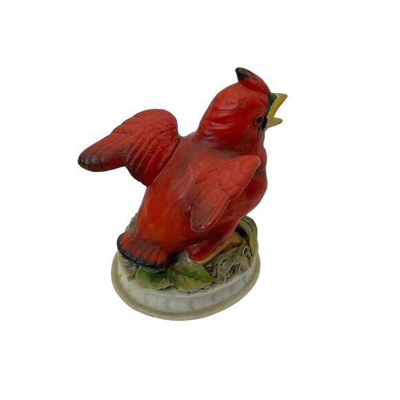 Vintage Lefton China Handpainted Red Cardinal KW1637 - Picture 4 of 6